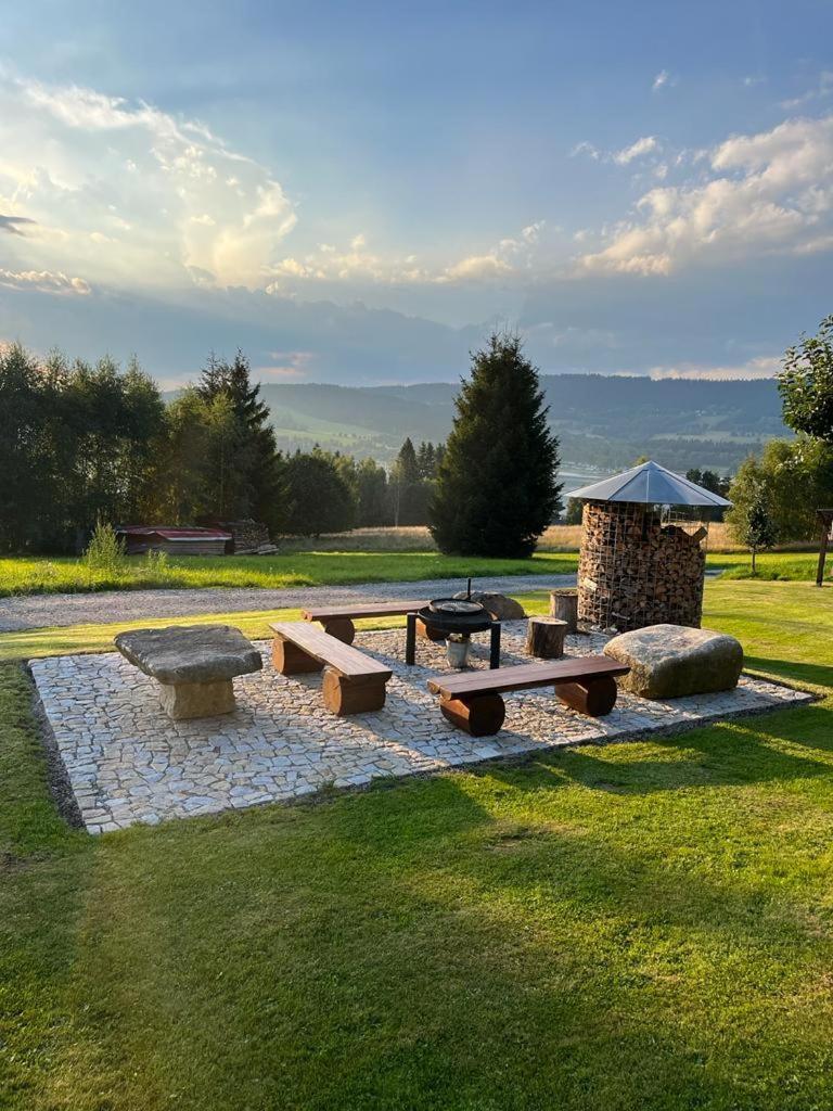 Apartmany Hajovna Lipno Loucovice ภายนอก รูปภาพ