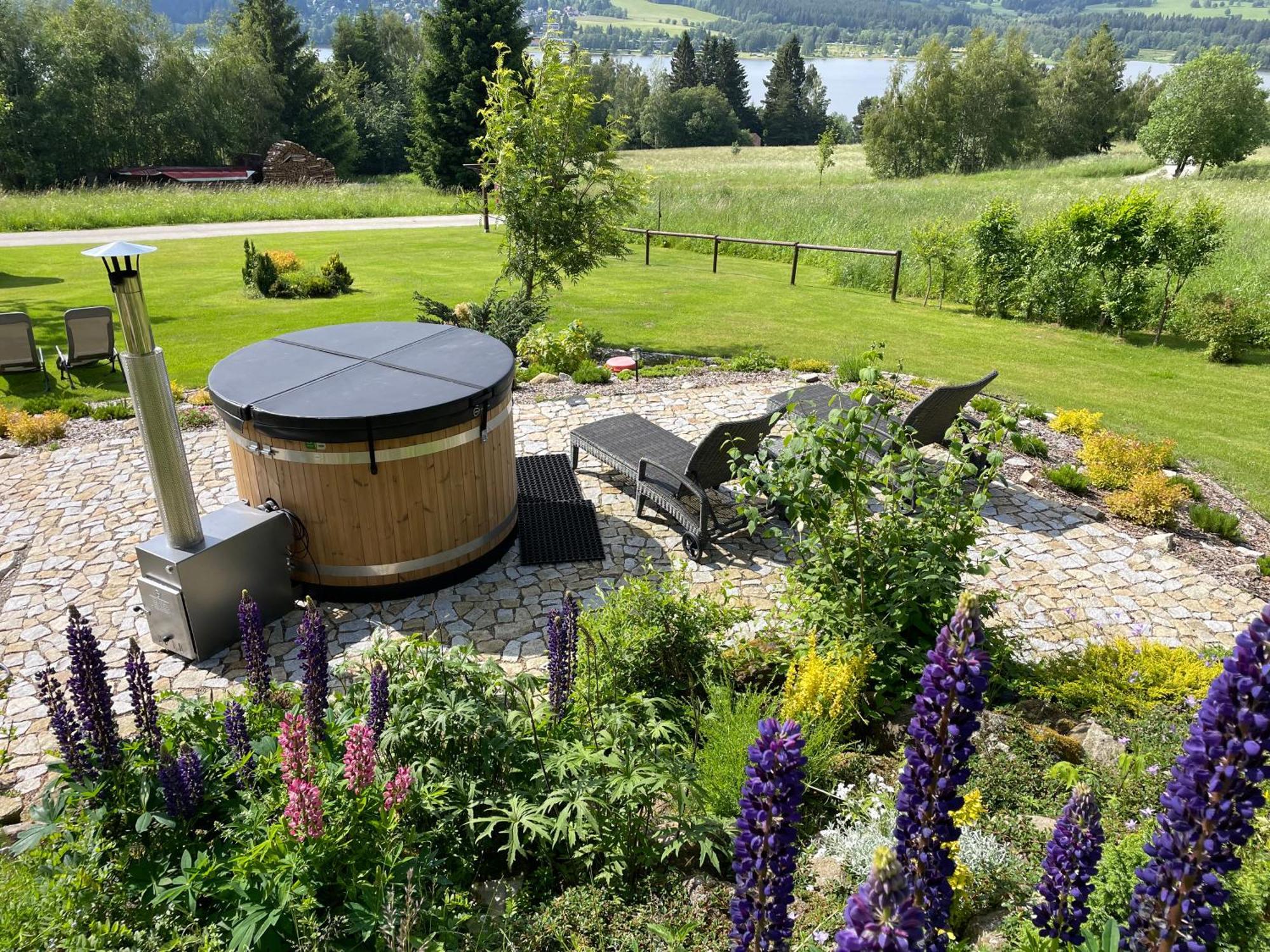 Apartmany Hajovna Lipno Loucovice ภายนอก รูปภาพ